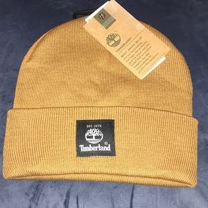 Nwt Timberland Logo Beanie Wheat Color 